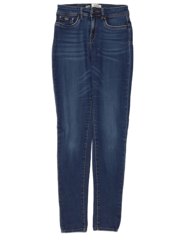 SUPERDRY blugi Sophia skinny pentru femei W26 L32 bumbac albastru