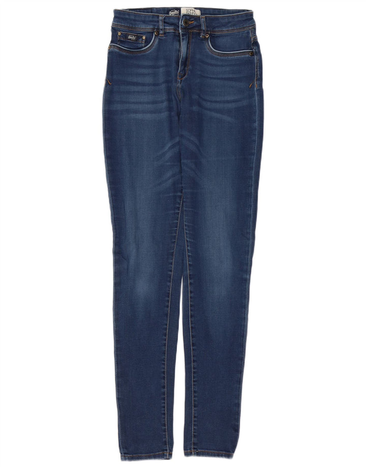 SUPERDRY blugi Sophia skinny pentru femei W26 L32 bumbac albastru