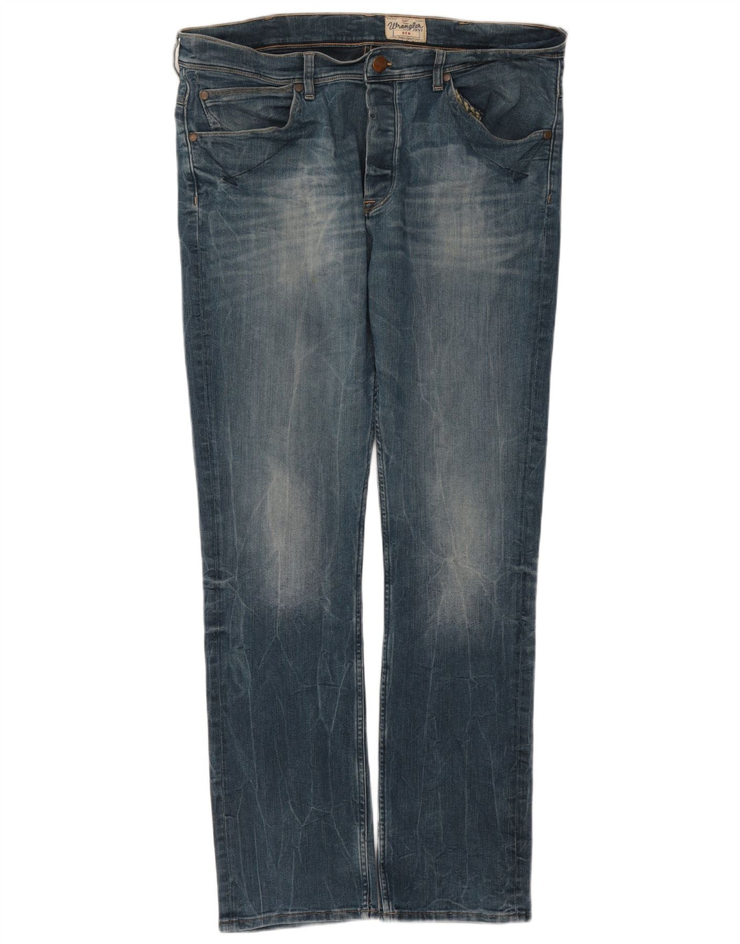 Blugi pentru bărbați Wrangler Ben Slim W38 L34 Bumbac albastru