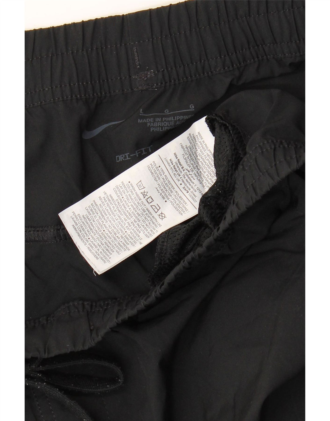 Pantaloni scurți sport NIKE Dri Fit pentru bărbați, mari, negru, poliester