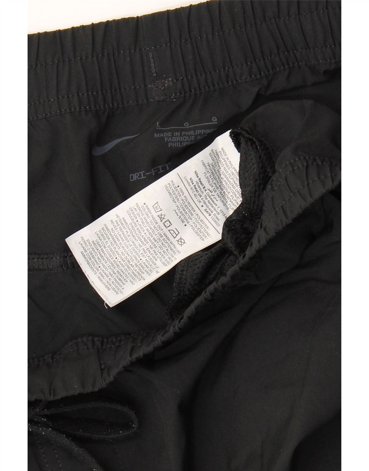 Pantaloni scurți sport NIKE Dri Fit pentru bărbați, mari, negru, poliester