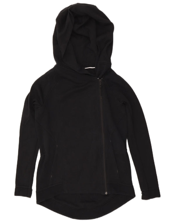 Pulover Nike pentru femei, supradimensionat, cu fermoar, UK 6 XS, bumbac negru