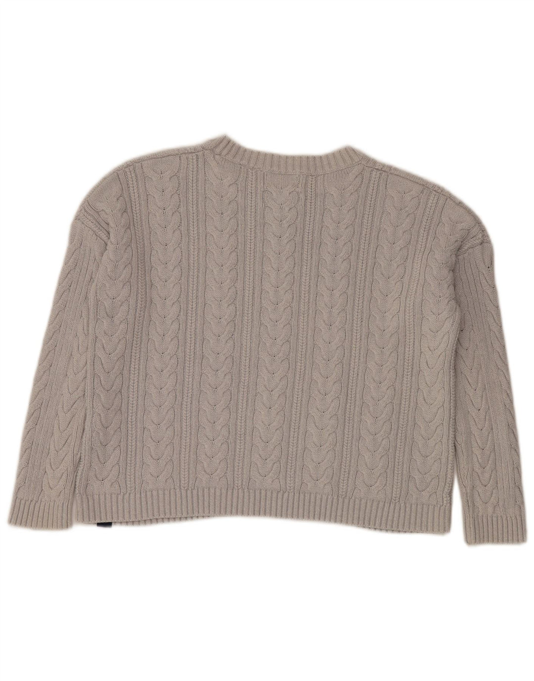 Pulover Superdry pentru femei Crop Oversized Crew Deck Pulover UK 10 Small Gri