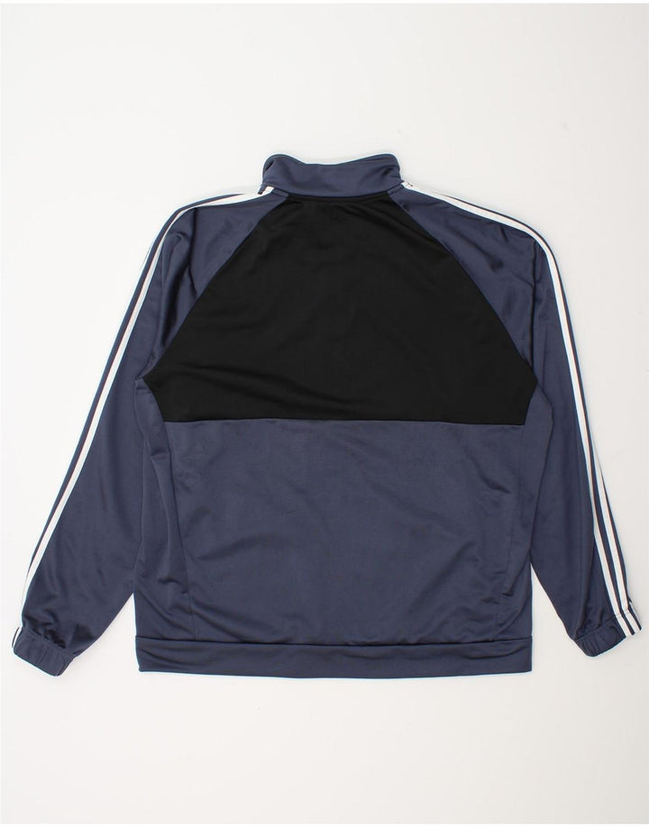 Jachetă de trening pentru bărbați Adidas, 2XL, albastru bleumarin, poliester