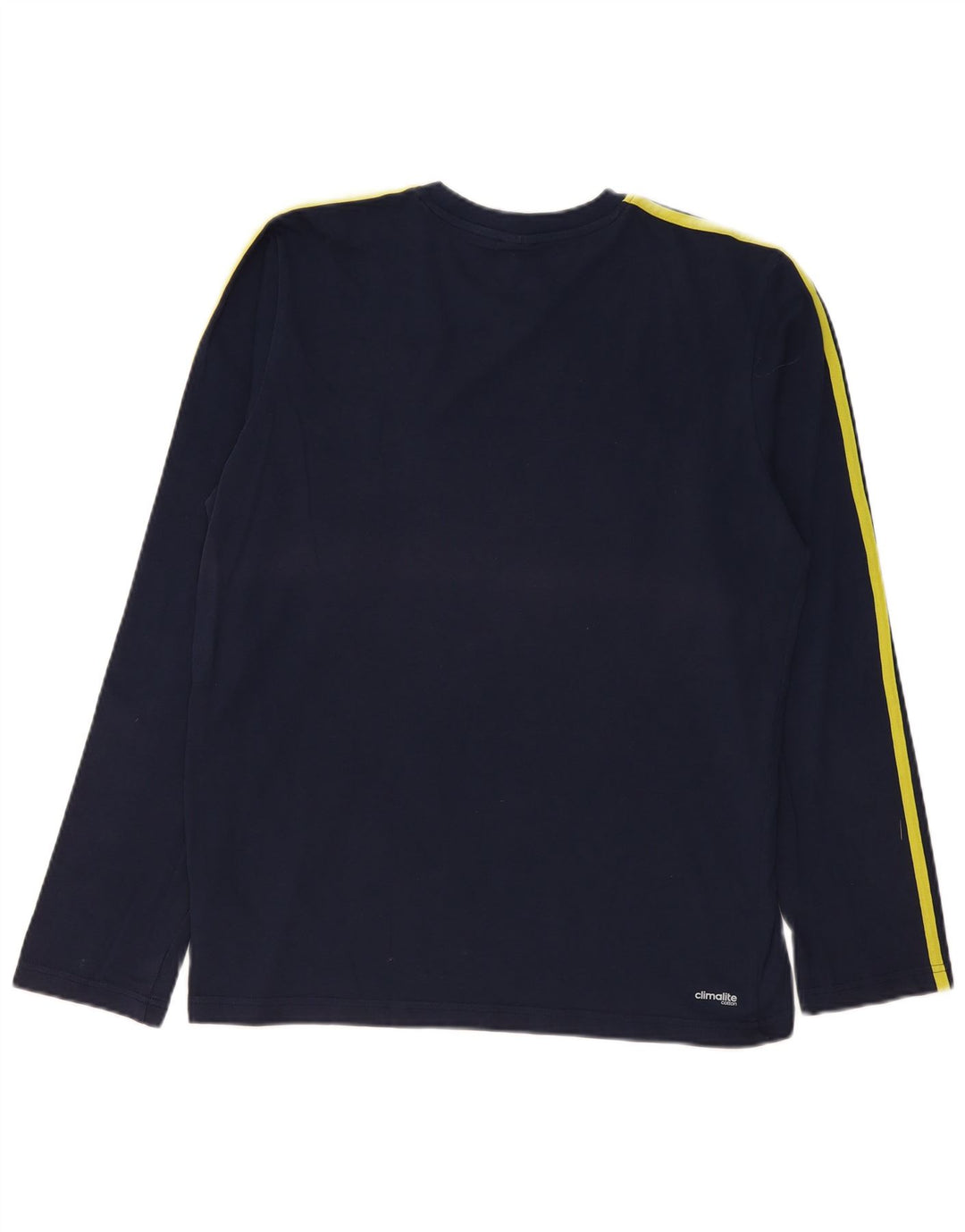 Adidas pentru bărbați Climalite Graphic Top cu mânecă lungă, mediu, bleumarin, bumbac