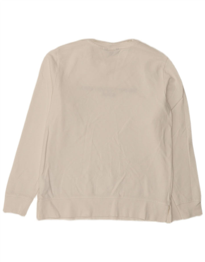 Hanorac grafic pentru bărbați Tommy Hilfiger Pulover mic, alb, bumbac