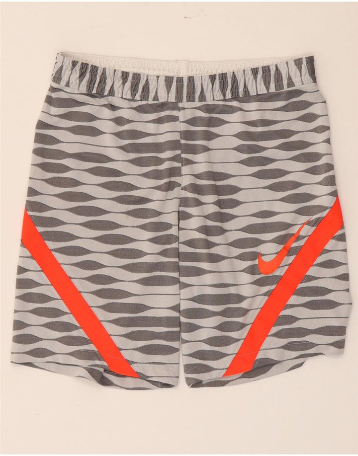 Pantaloni scurți sport Nike Dri Fit Slim Fit pentru bărbați, gri, poliester geometric