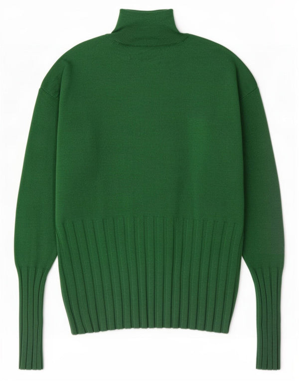 Pulover cu gât țestoasă pentru femei Marks & Spencer UK 12 verde mediu
