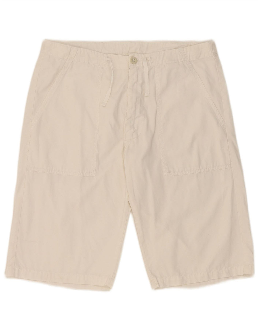Pantaloni scurți chino pentru bărbați Belfe W30, bumbac alb mediu