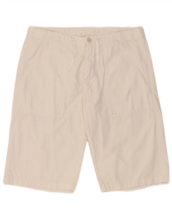 Pantaloni scurți chino pentru bărbați Belfe W30, bumbac alb mediu