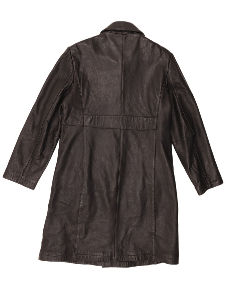 Palton din piele pentru femei Liz Claiborne UK 16, mare, neagră