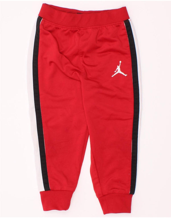 Jordan Baby Boys Joggeri Pantaloni de trening 12-18 luni Roșu Colorblock