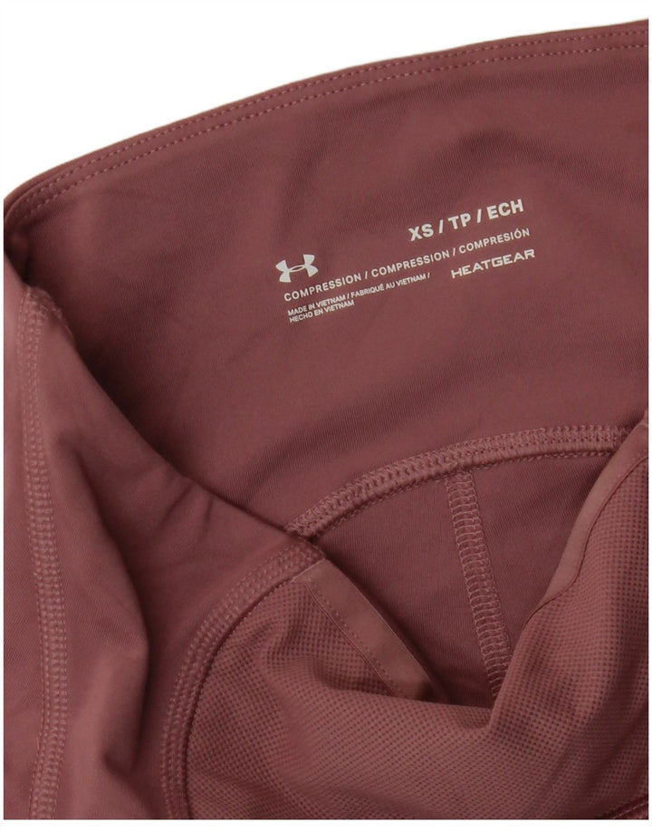 Leggings pentru femei UNDER ARMOUR Heat Gear UK 4 XS roz