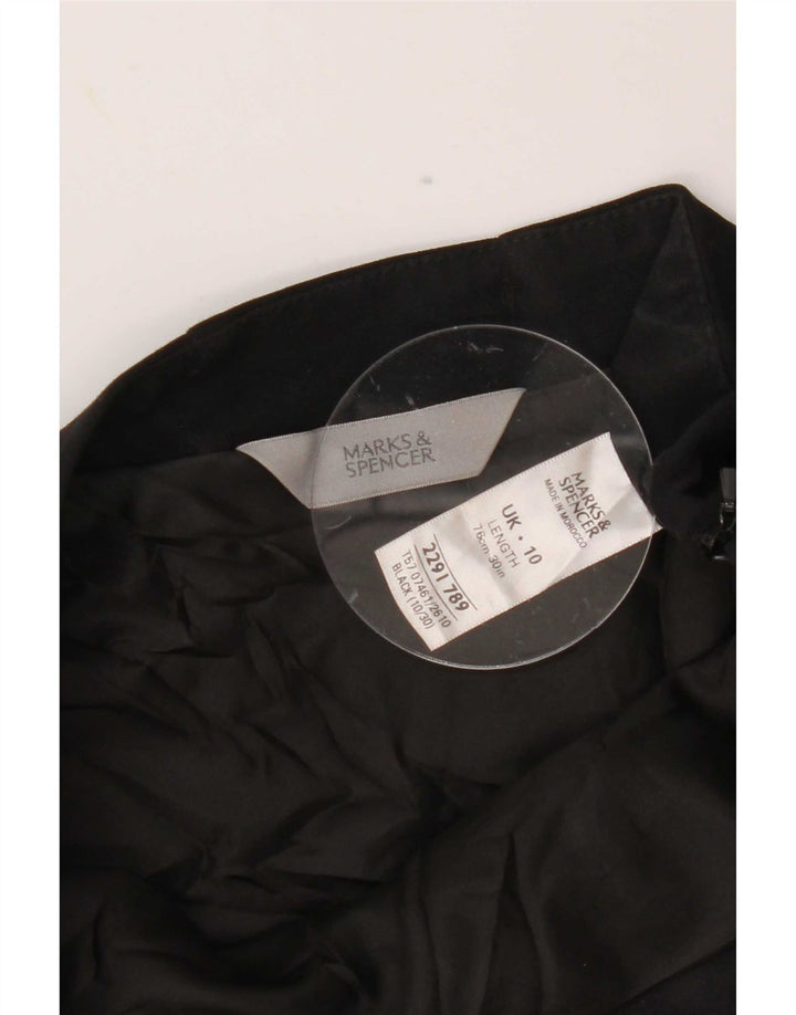Fusta sirena pentru femei Marks & Spencer UK 10 Small W30 Poliester negru