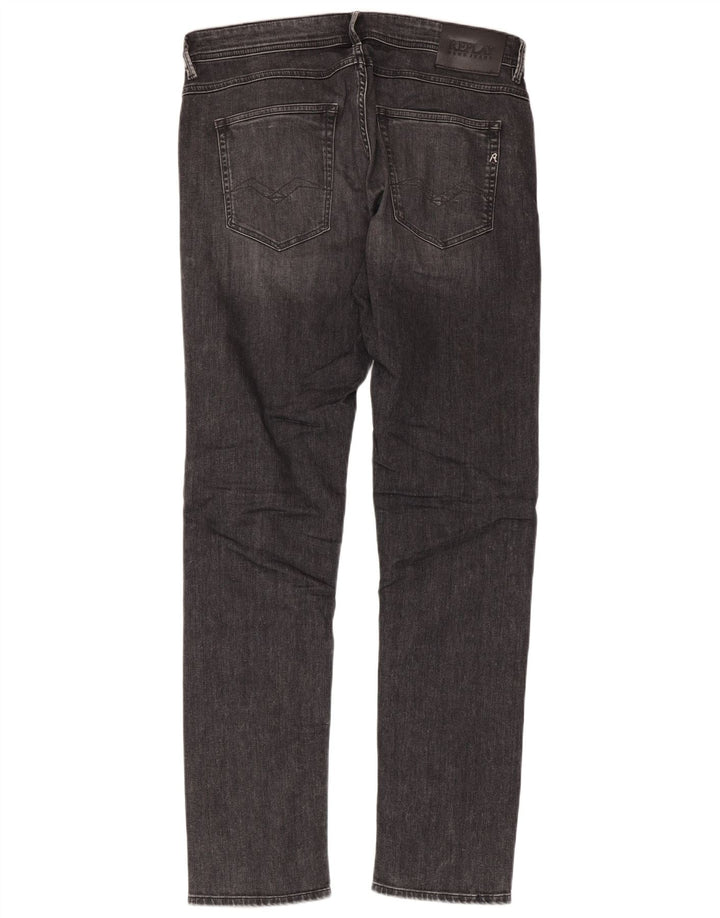 REPLAY Blugi pentru bărbați Willbi Regular Slim W33 L34 bumbac gri