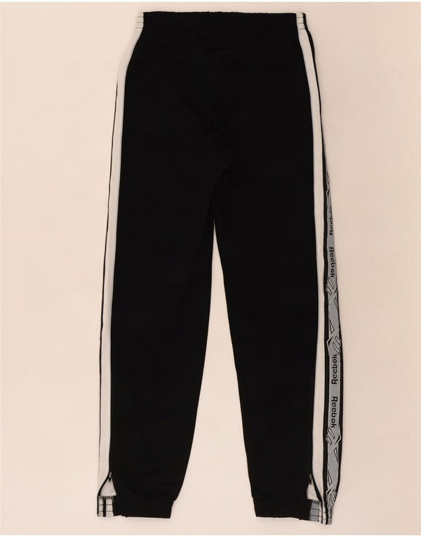 Pantaloni de trening grafic pentru bărbați Reebok Pantaloni de jogging, mari, negru, color block