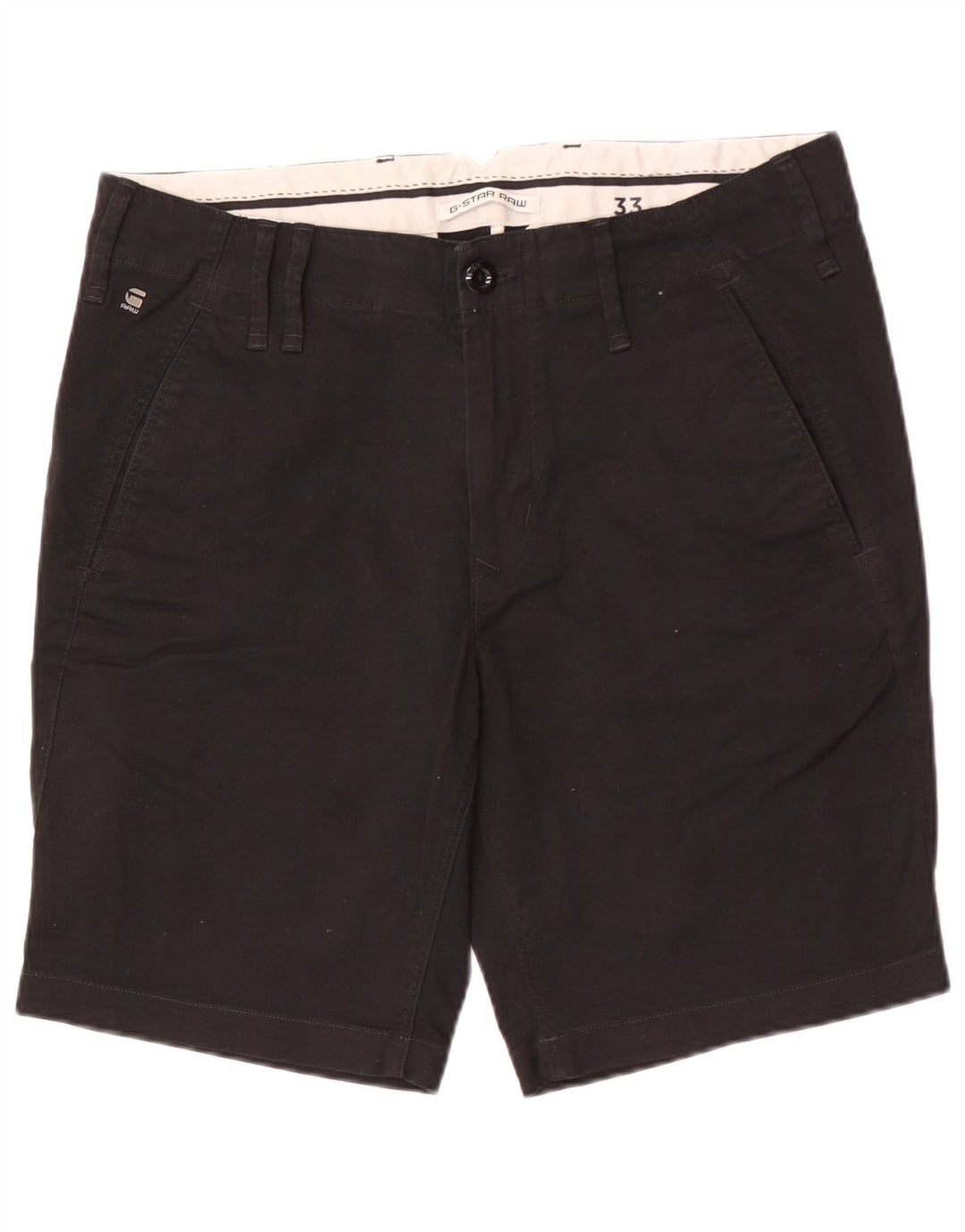 Pantaloni scurti chino pentru bărbați G-Star W33 bumbac mediu negru