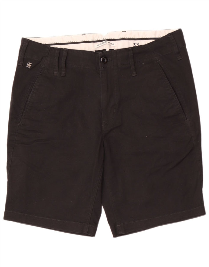 Pantaloni scurti chino pentru bărbați G-Star W33 bumbac mediu negru