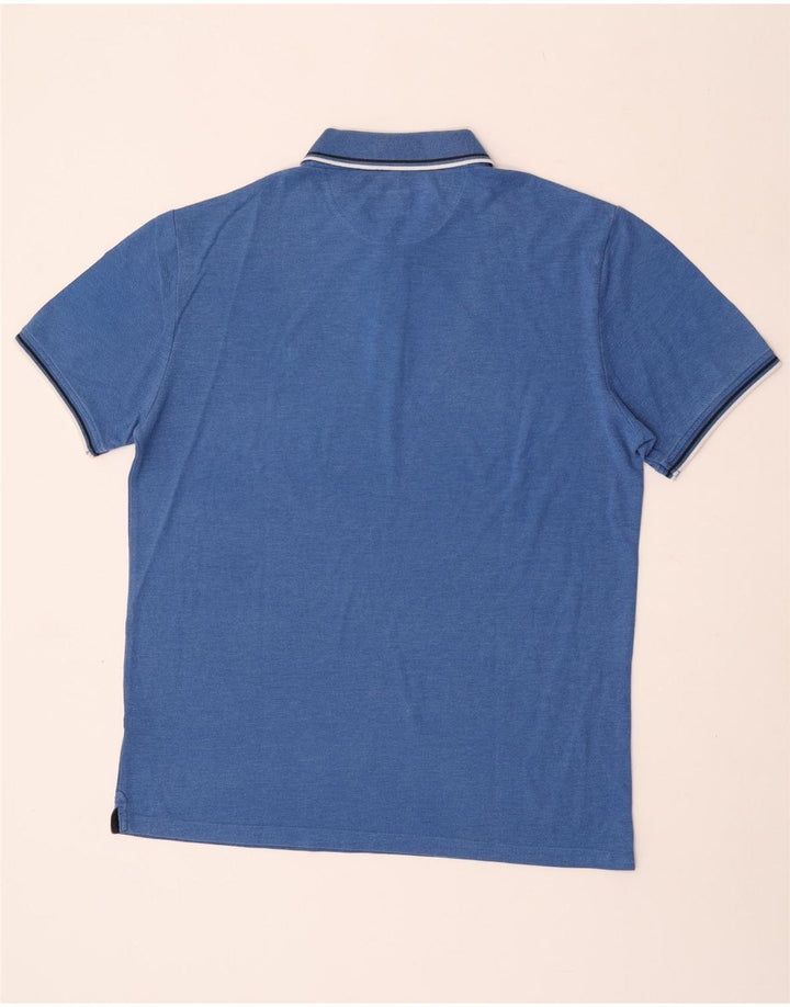 Tricou polo pentru bărbați CHAMPION, cu dungi mari, albastre