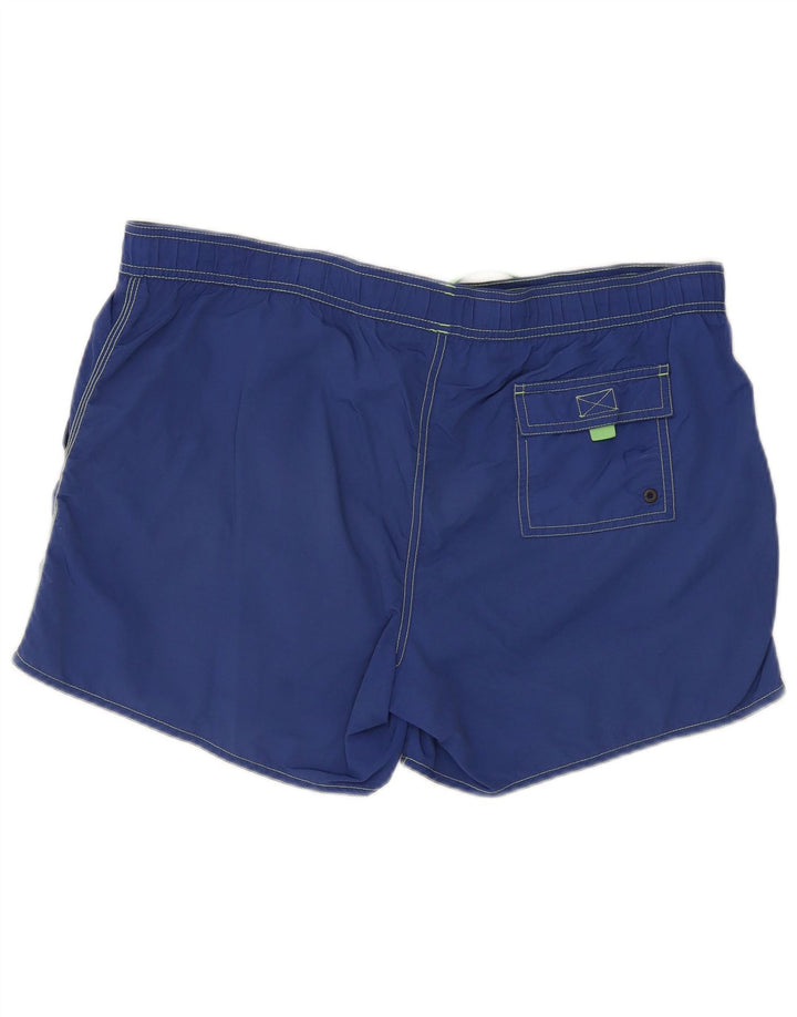 Pantaloni scurți de înot pentru bărbați Hugo Boss XL bleumarin