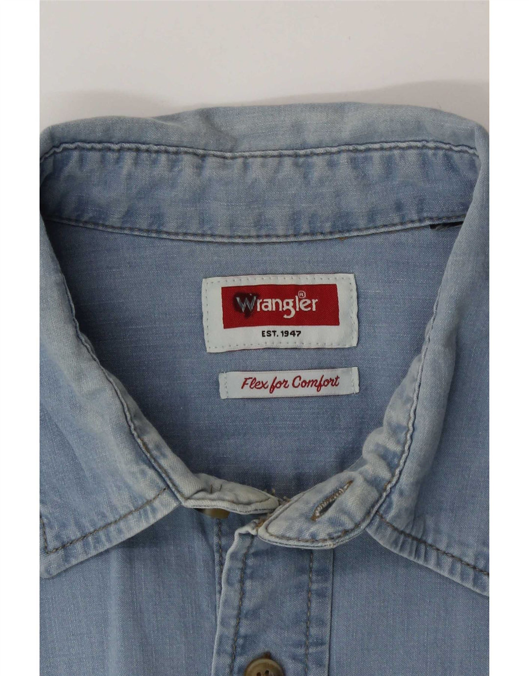 Cămașă din blugi pentru bărbați Wrangler, albastru mare