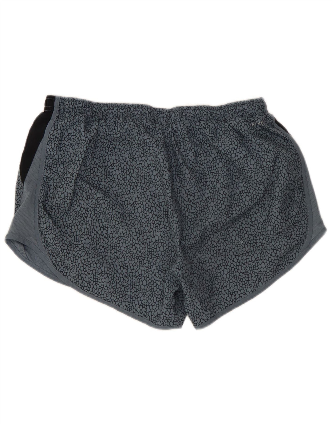 Pantaloni scurti sport NIKE Dri Fit pentru femei UK 12 Medium Blue Colorblock Poliester