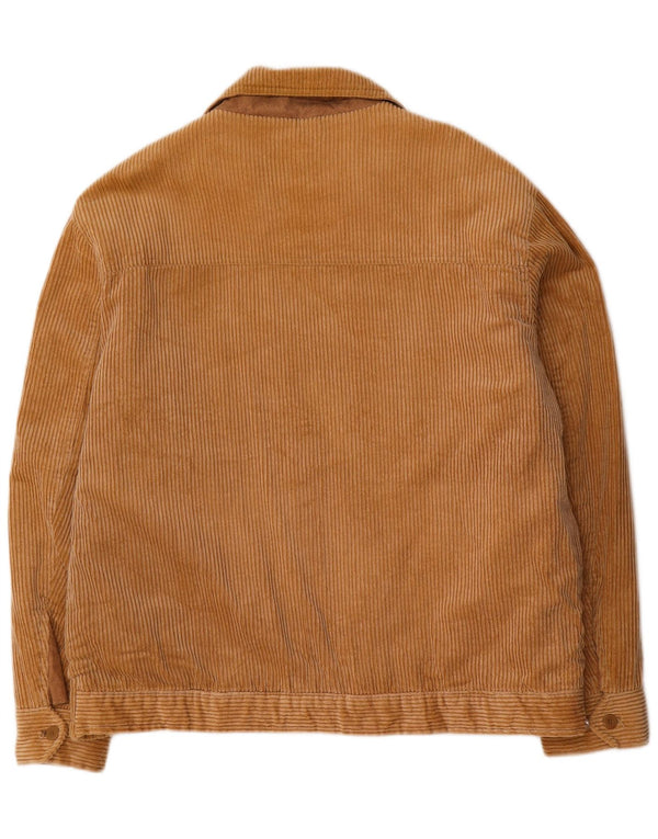 Jachetă Sherpa din velur pentru bărbați Zara UK 44 2XL bumbac bej