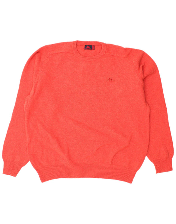 Pulover pentru bărbați Kappa cu gât roșu, XL, lână
