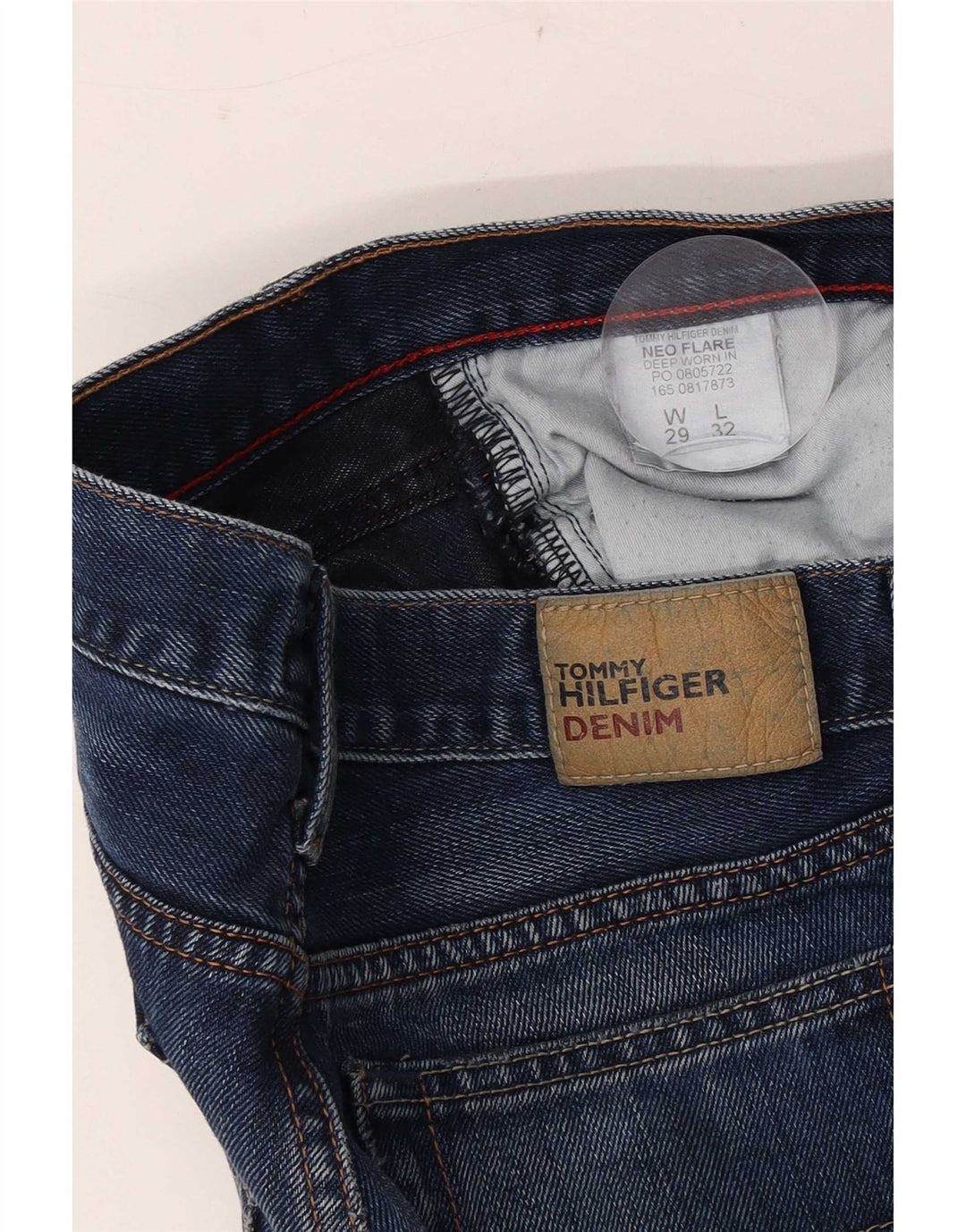Blugi evazați pentru femei Tommy Hilfiger W29 L32 Bumbac albastru