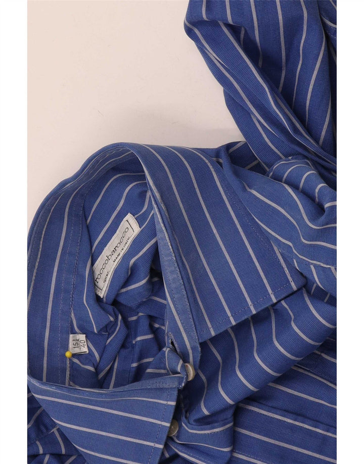 Cămașă pentru bărbați Roccobarocco Mărimea 40 15 3/4 Medium Blue Pinstripe