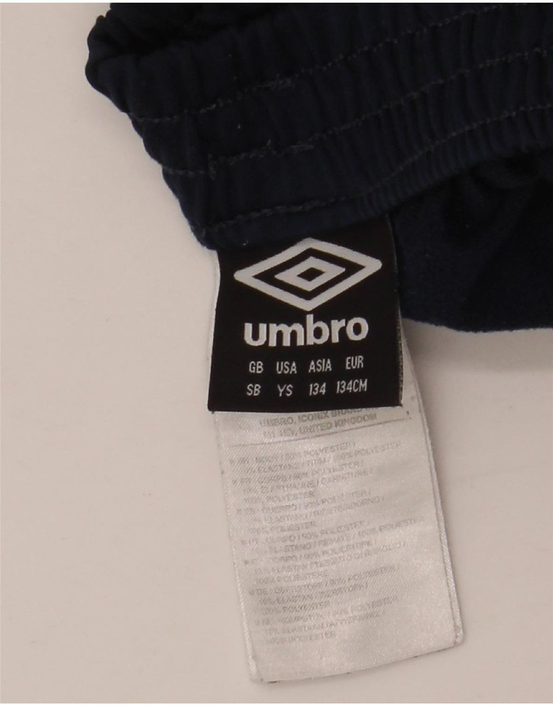 UMBRO Pantaloni de trening pentru băieți 9-10 ani, mici, bleumarin, color block