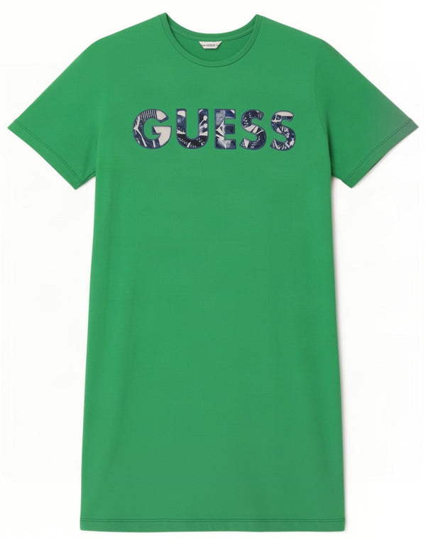 Rochie tricou grafică Guess pentru femei UK 16 Large Green