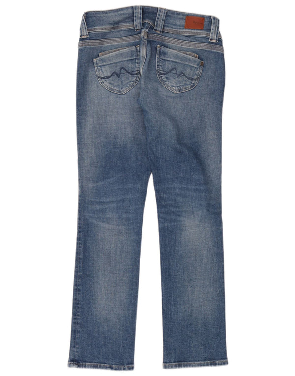 PEPE Jeans Blugi Slim Femei W29 L30 Bumbac Albastru