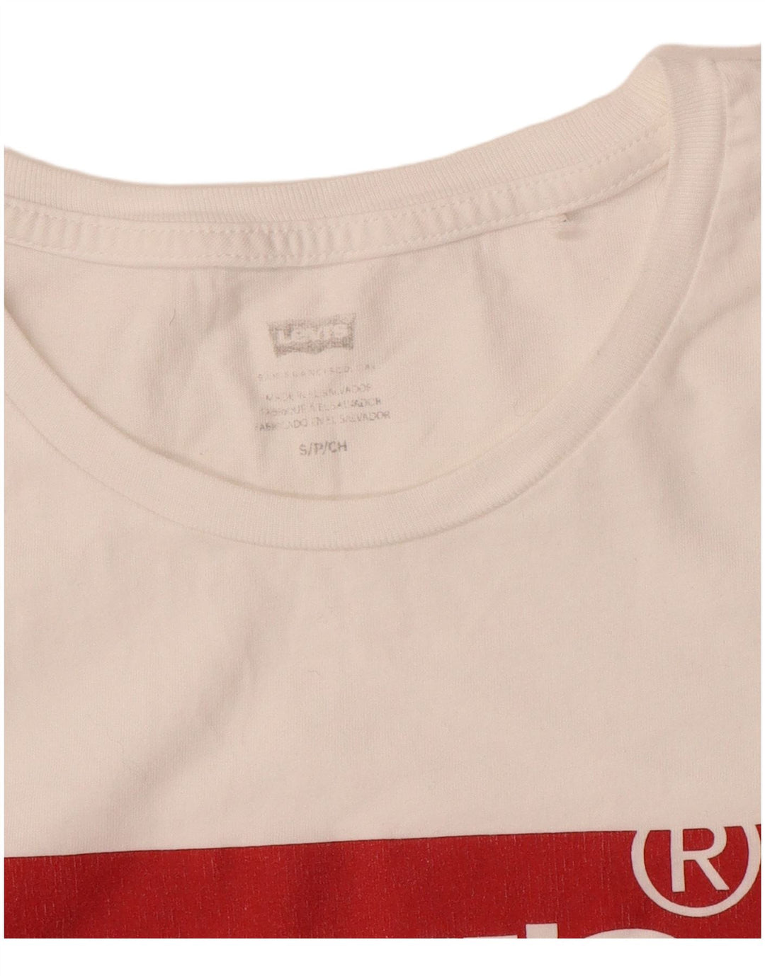 Tricou grafic Levi's pentru femei Top UK 10 Small White