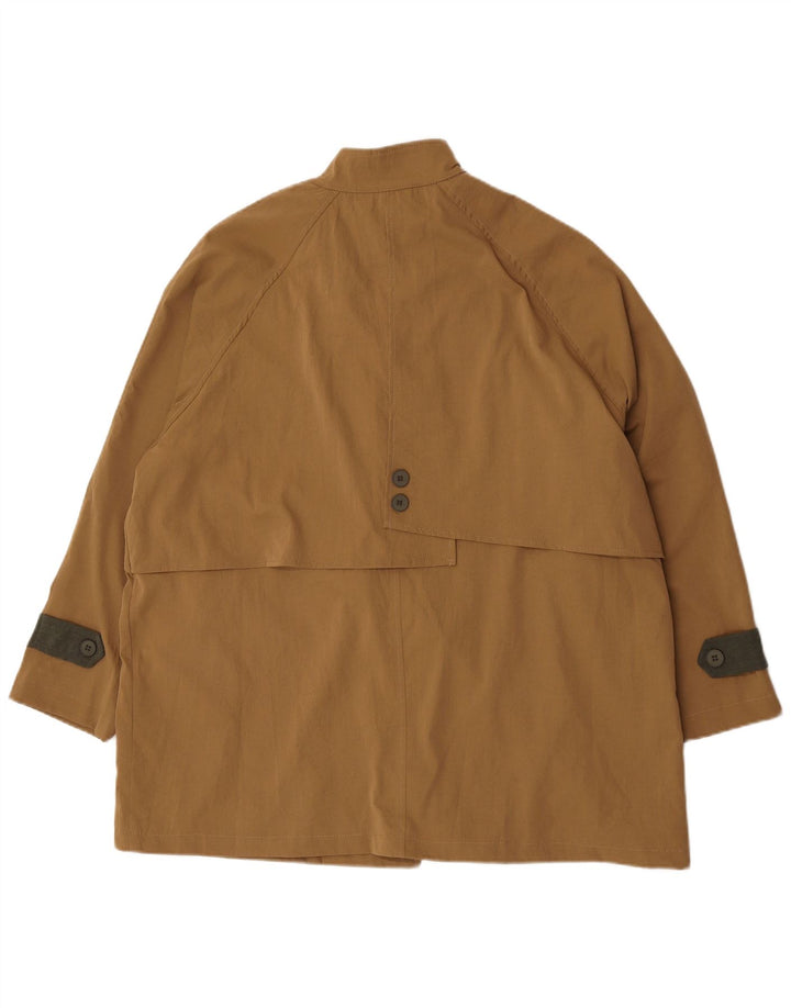 Trenci pentru femei Vintage UK 24 4XL Maro Poliester