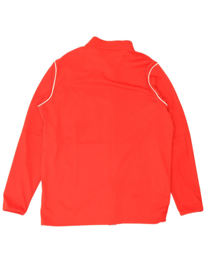 Jachetă de top pentru trening Nike Dri Fit Graphic pentru bărbați XL poliester roșu
