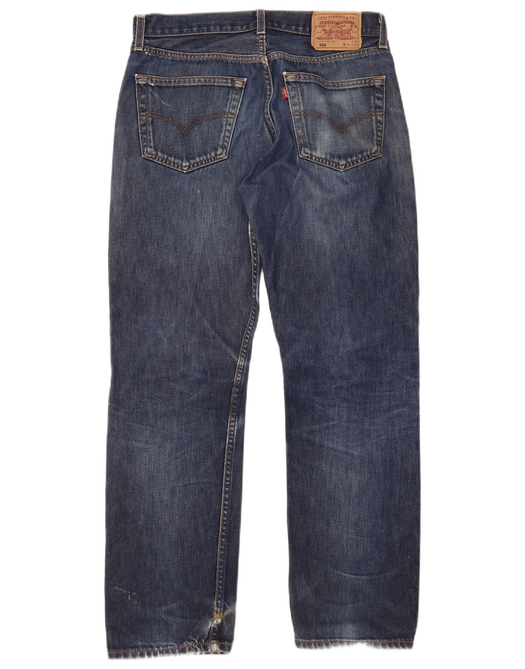 Blugi drepti pentru bărbați Levi's 501 W32 L30 Bumbac albastru