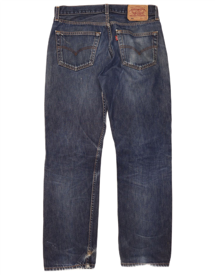 Blugi drepti pentru bărbați Levi's 501 W32 L30 Bumbac albastru