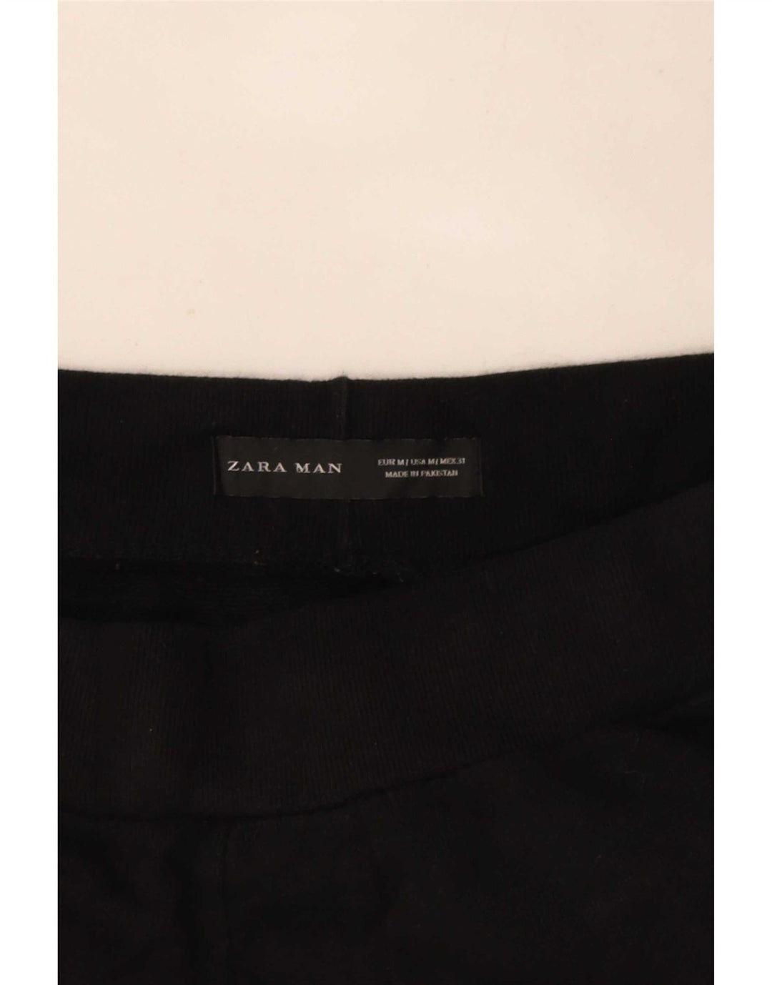 Pantaloni de trening Zara Barbati Joggeri Poliester mediu negru