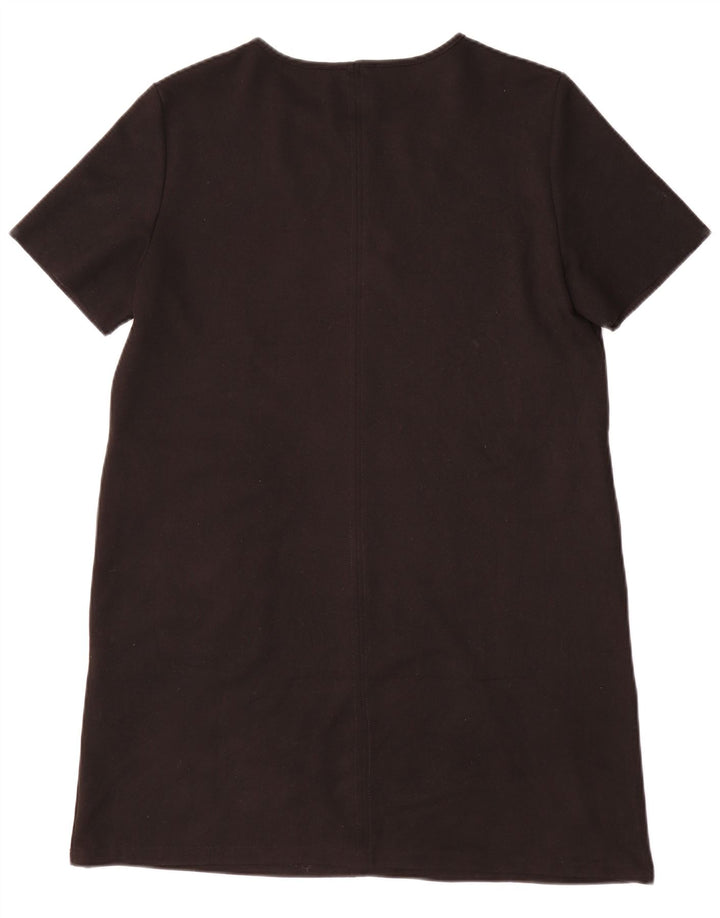 Rochie femeie Zara Shift UK 16, mare, negru, poliester