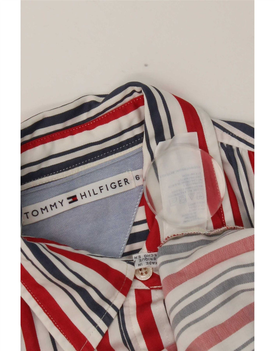 Cămașă Tommy Hilfiger pentru femei US 6 Medium, multicolor, bumbac cu dungi