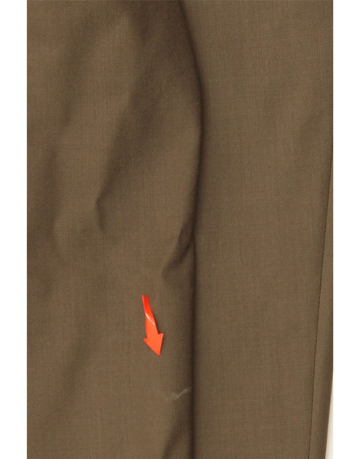 Pantaloni de costum RALPH LAUREN pentru bărbați, confort total, L42 L32 Lână kaki
