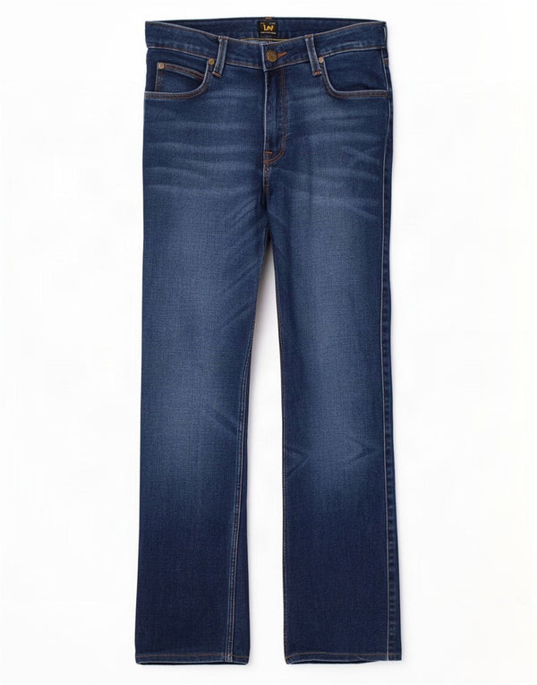 Blugi Lee Marion drepte pentru femei W28 L28 Bumbac albastru