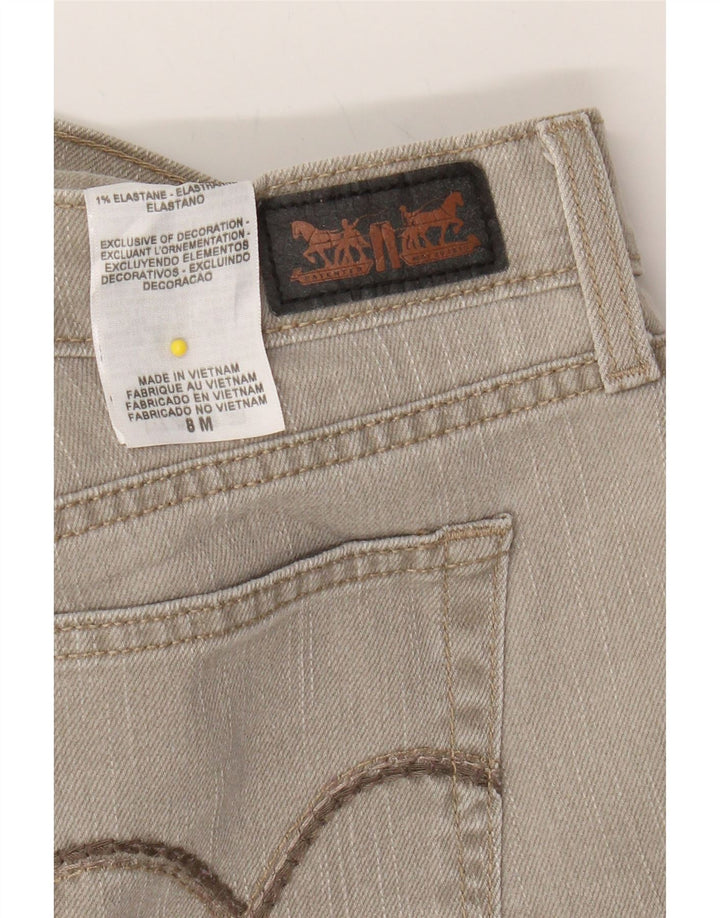 LEVI'S Womens Straight Jeans US 8 Medium W30 L30 Grey Cotton Vintage Levi's and Second-Hand Levi's from Messina Hembry 