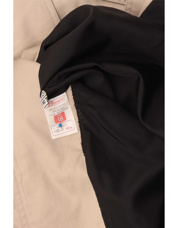 Trenci pentru femei St. Bernard UK 18 XL poliester bej