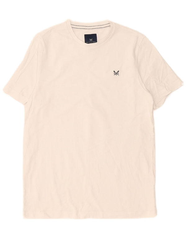 Crew Clothing Tricou Bărbați Top Mediu Alb Bumbac
