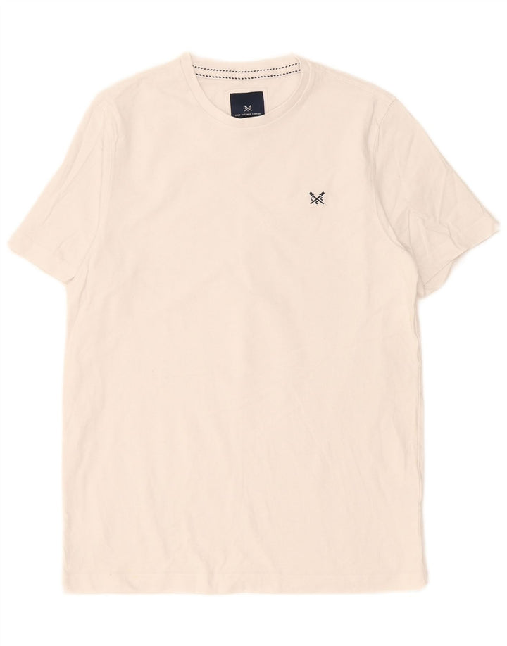 Crew Clothing Tricou Bărbați Top Mediu Alb Bumbac