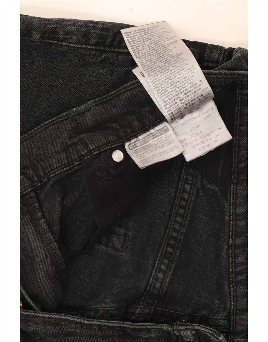 Blugi slim pentru bărbați Levi's W32 L30 bumbac gri