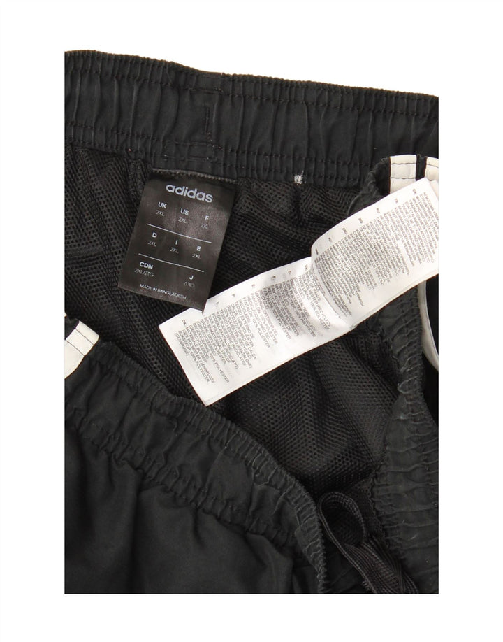 Pantaloni de trening ADIDAS pentru bărbați, 2XL, poliester negru