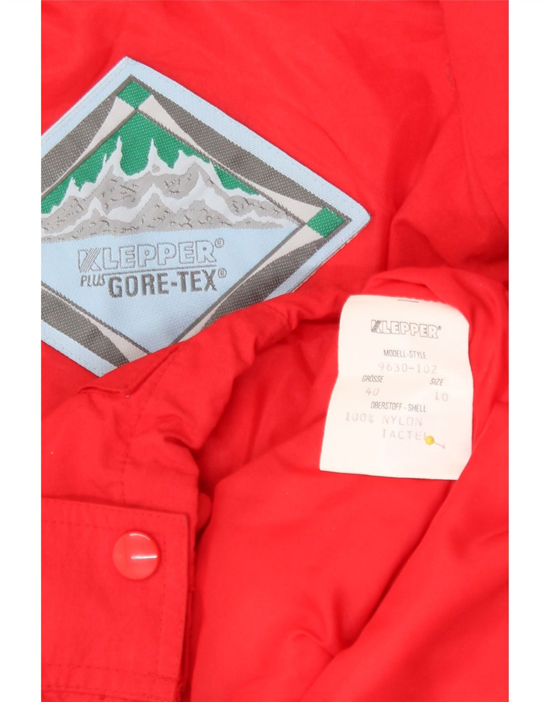 Jachetă de vânt pentru femei Klepper Gore-Tex cu glugă, roșu mediu, EU 40